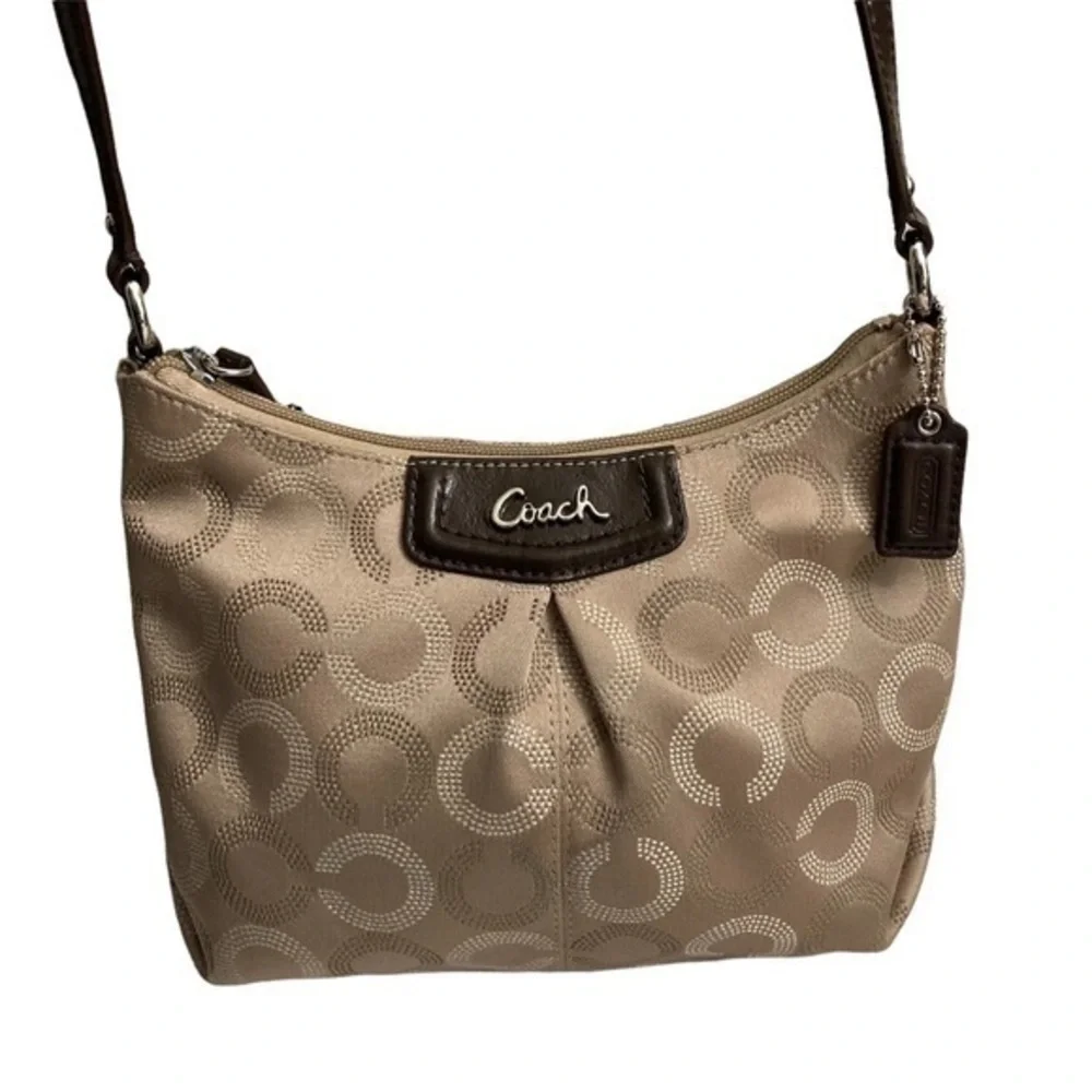Coach Ashley op c brown crossbody bag